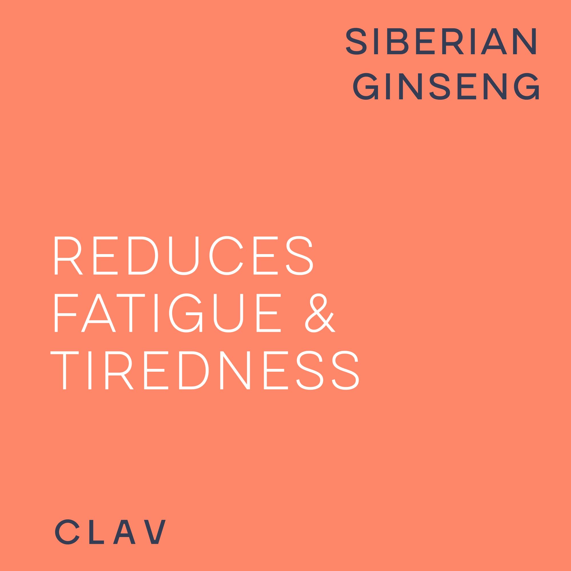 CLAV Siberian Ginseng Capsules 900mg ingredients list