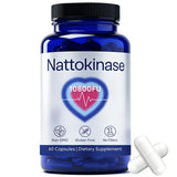 Clavya Nattokinase Supplement 60 capsules front view