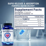 Clavya Nattokinase Supplement capsules close-up