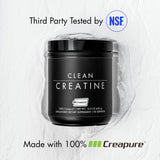 CLEAN Creatine Monohydrate Powder 531g mixed in a drink