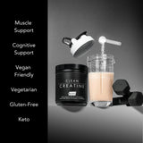 CLEAN Creatine Monohydrate Powder 531g side view