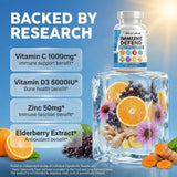 Clean Nutraceuticals 8 in 1 daily wellness Vitamins side view