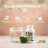 Clean Nutraceuticals Advanced Oregano & Garlic Supplement ingredients close-up