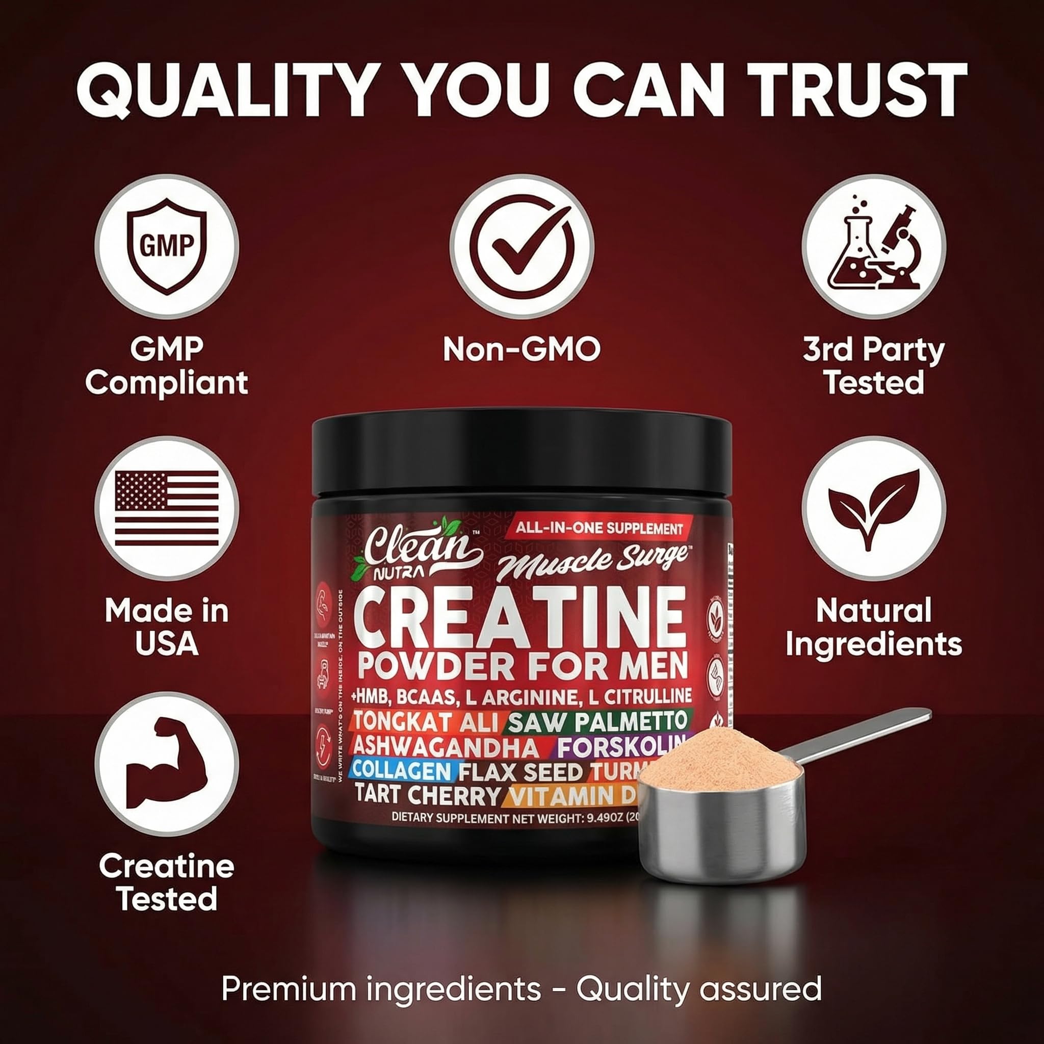 Clean Nutraceuticals All-In-One Creatine Supplement lifestyle scene