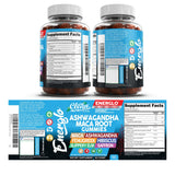 Clean Nutraceuticals Ashwagandha Gummies displayed on a wooden table