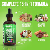 Clean Nutraceuticals B Complex Liquid Drops 45g ingredients list
