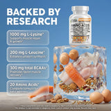 Clean Nutraceuticals BCAA Amino Acids Supplement side view