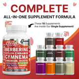 Clean Nutraceuticals Berberine Capsules front view with packaging