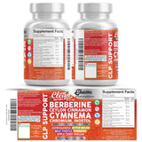 Clean Nutraceuticals Berberine Capsules lifestyle scene with healthy foods
