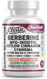Clean Nutraceuticals Berberine Complex 90 Capsules front view
