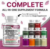 Clean Nutraceuticals Berberine Complex 90 Capsules with ingredients list