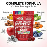 Clean Nutraceuticals Berberine Gummies showing multiple pieces