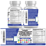 Clean Nutraceuticals Bilberry Eye Supplement bottle on a table