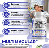 Clean Nutraceuticals Bilberry Eye Supplement capsule close-up