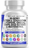 Clean Nutraceuticals Bilberry Eye Vitamins 300mg front view