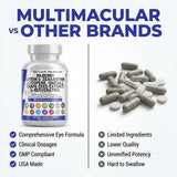 Clean Nutraceuticals Bilberry Eye Vitamins 300mg with a measuring spoon