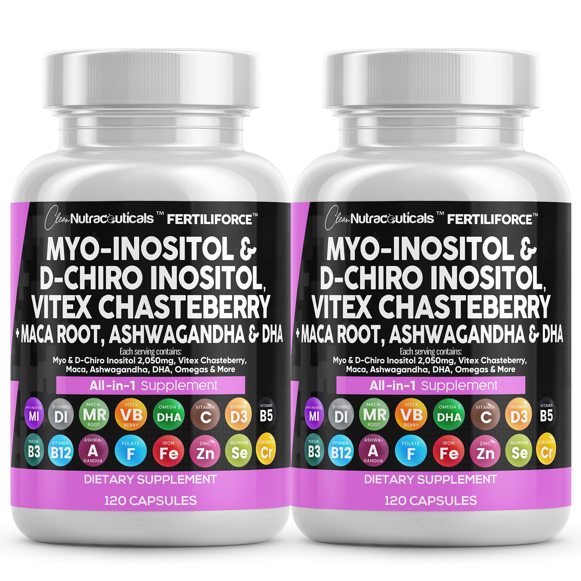 Clean Nutraceuticals Blended Vitamin & Mineral Supplement bottle front view