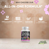 Clean Nutraceuticals Blended Vitamin & Mineral Supplement on a wooden table