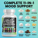 Clean Nutraceuticals CalmAgain 5-HTP Supplement ingredients list