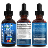 Clean Nutraceuticals CelluVive NAD Drops ingredients overview