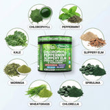Clean Nutraceuticals Chlorophyll Capsules lifestyle scene on a kitchen counter