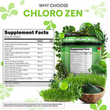 Clean Nutraceuticals Chlorophyll Capsules open bottle showing capsules