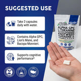 Clean Nutraceuticals CogniZen Nootropic Brain Supplement with a notebook and pen