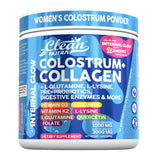 Clean Nutraceuticals Colostrum Powder with Collagen front view