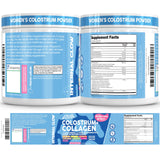 Clean Nutraceuticals Colostrum Powder with Collagen nutritional information
