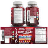 Clean Nutraceuticals CoQ10 Gummies with a hand holding a gummy