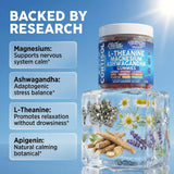 Clean Nutraceuticals Corti Mag Gummies with ingredients displayed