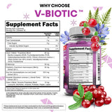 Clean Nutraceuticals Cranberry Probiotic Gummies on a wooden table