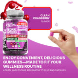 Clean Nutraceuticals Cranberry Probiotic Gummies opened bottle
