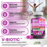 Clean Nutraceuticals Cranberry Probiotic Gummies with fresh cranberries