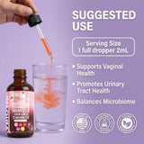 Clean Nutraceuticals Cranberry Probiotic Liquid Drops label details