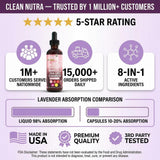 Clean Nutraceuticals Cranberry Probiotic Liquid Drops on wooden table