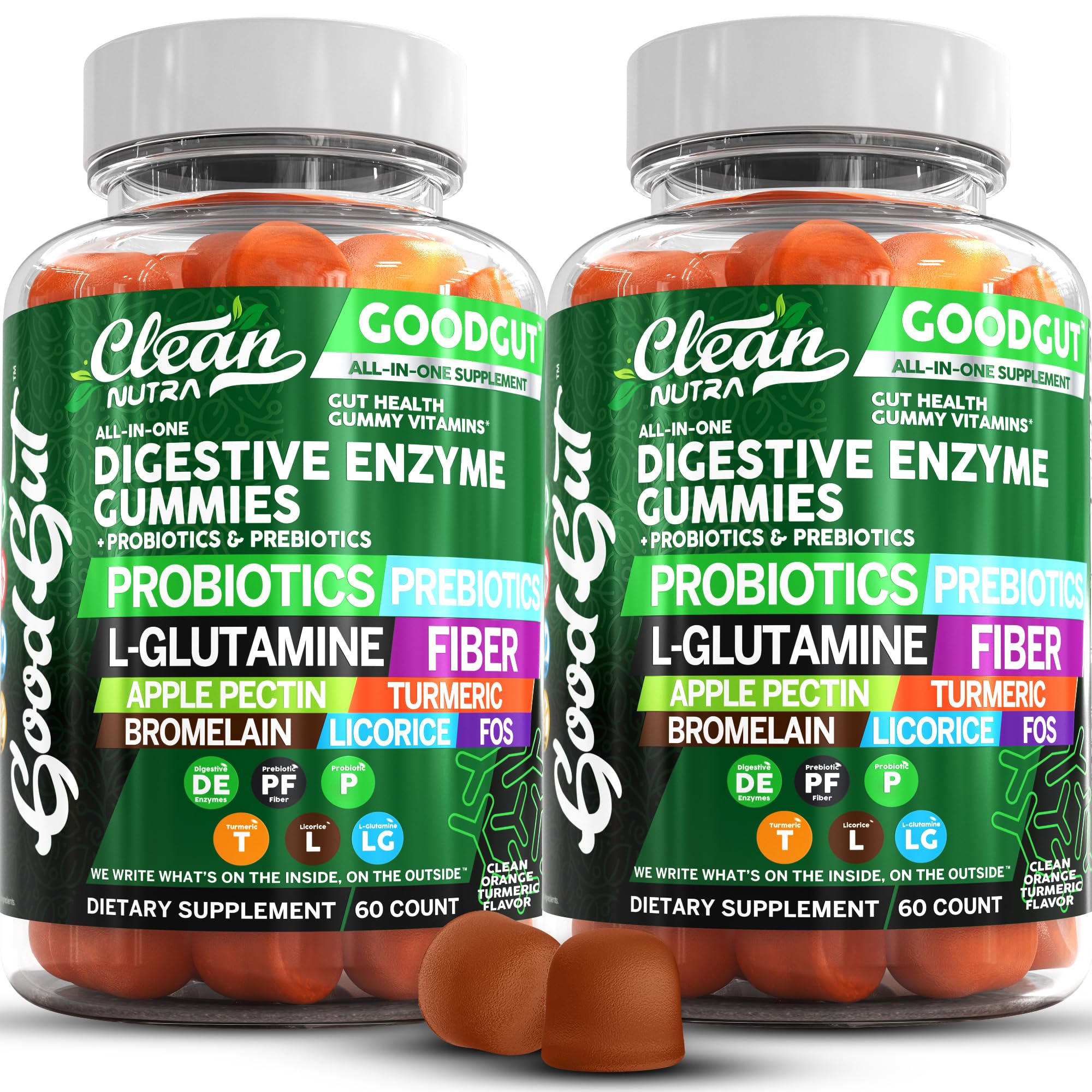 Clean Nutraceuticals daily Enzyme Gummies front view