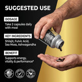 Clean Nutraceuticals Daily Shilajit Supplement 90 capsules in a health setting
