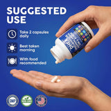 Clean Nutraceuticals DHEA 200mg Complex Supplement on a kitchen counter