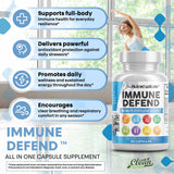 Clean Nutraceuticals Echinacea 8 in 1 daily wellness Vitamins bottle with measuring spoon