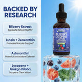 Clean Nutraceuticals Eye Support Liquid Drops side view