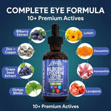 Clean Nutraceuticals Eye Support Liquid Drops with dropper
