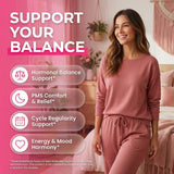 Clean Nutraceuticals Feminine Balance Gummies bottle with label