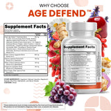 Clean Nutraceuticals Fisetin Quercetin Resveratrol Supplement bottle with measuring spoon
