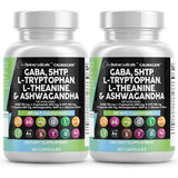 Clean Nutraceuticals GABA L-Theanine 5-HTP Supplement front view