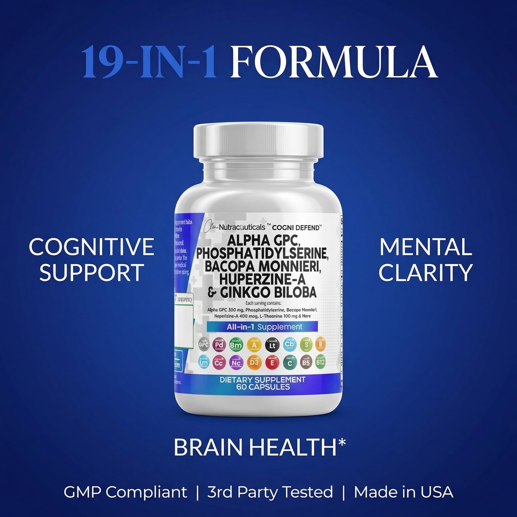 Clean Nutraceuticals Ginkgo Biloba Nootropic packaging details