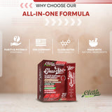 Clean Nutraceuticals Gluco Stix displayed with fruits