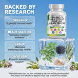 Clean Nutraceuticals HerbaPlex Oregano & Garlic Supplement capsules