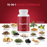 Clean Nutraceuticals Horny Goat Weed 16-in-1 Herbal Supplement ingredients list