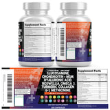 Clean Nutraceuticals Joint Defend capsules with a glass of water
